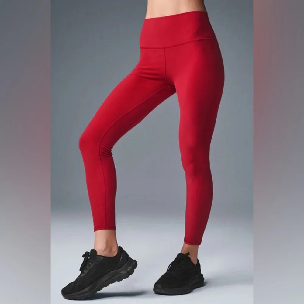 ALO Yoga Red High-Rise Leggings